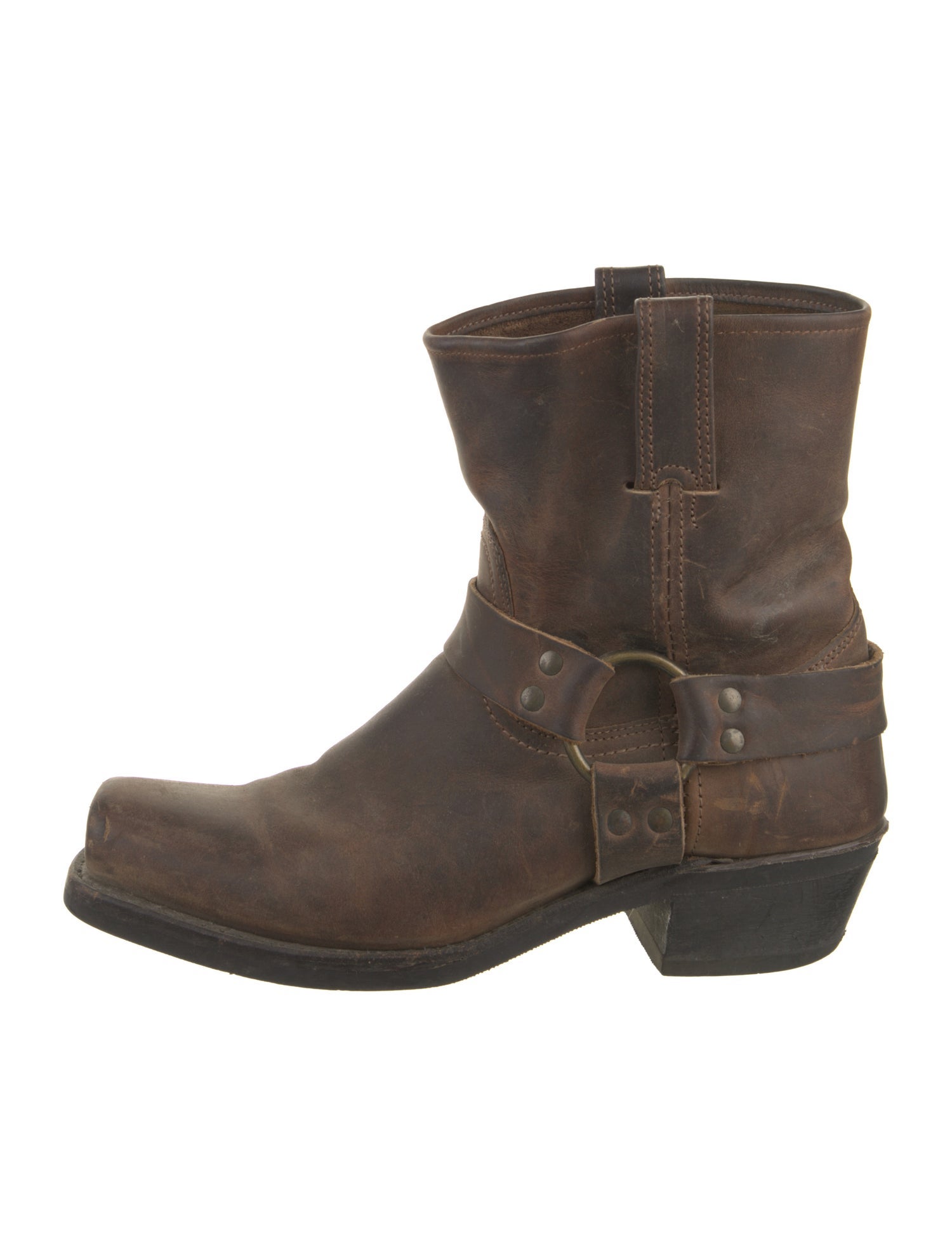 Frye Leather Moto Boots