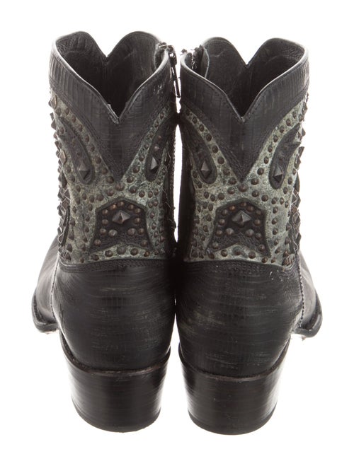 Frye Leather Printed Western Boots