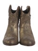 Frye Leather Distressed Accents Western Boots