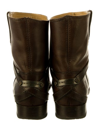 Frye Leather Moto Boots