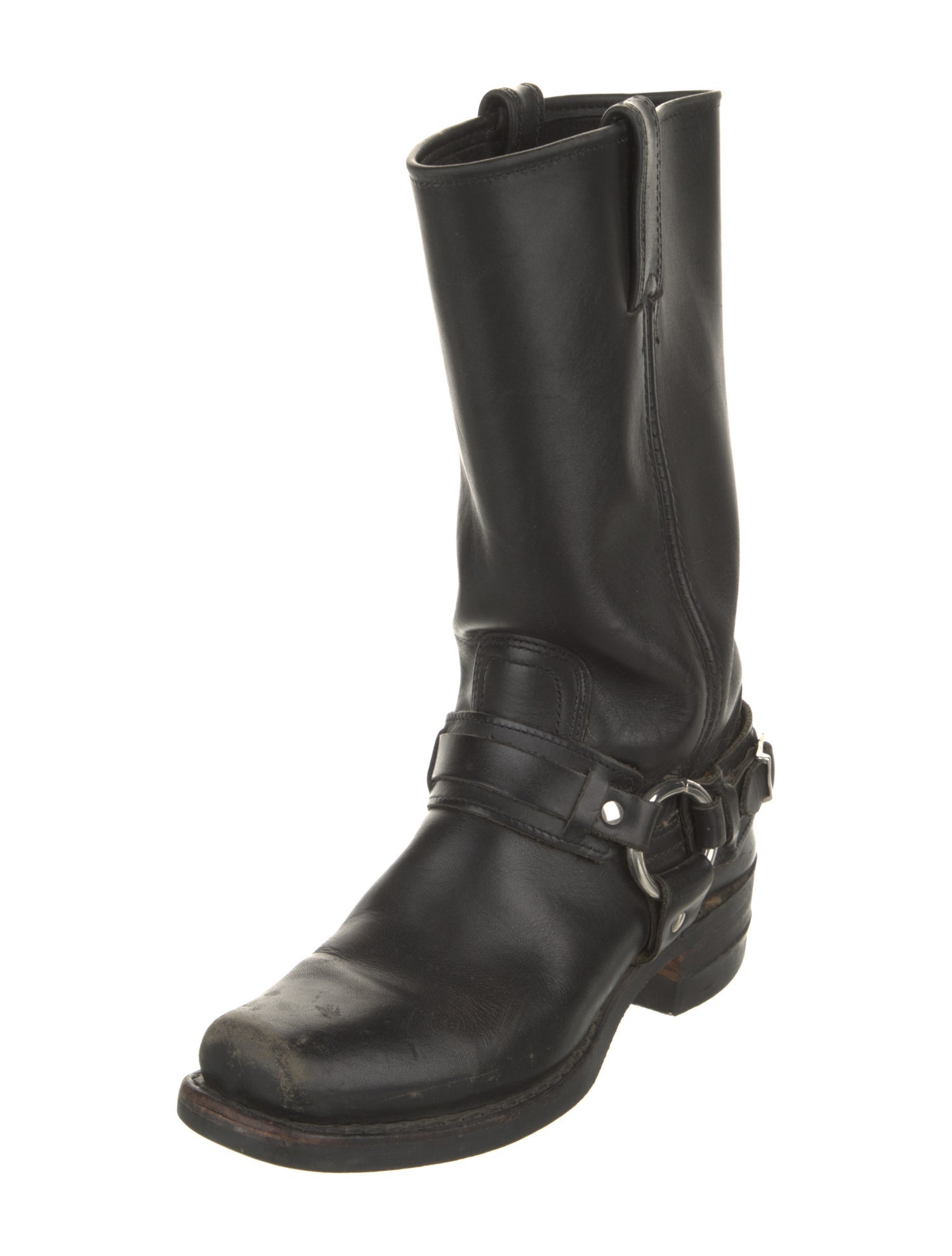 Frye Leather Moto Boots