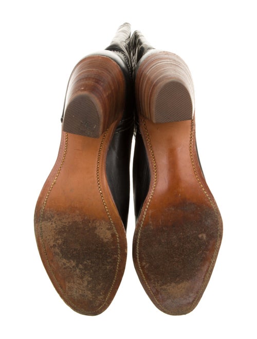 Frye Leather Graphic Print Western Boots