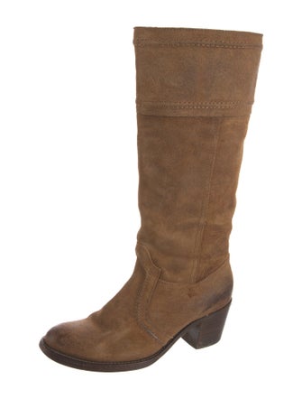 Frye Suede Riding Boots