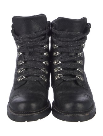 Frye Leather Combat Boots