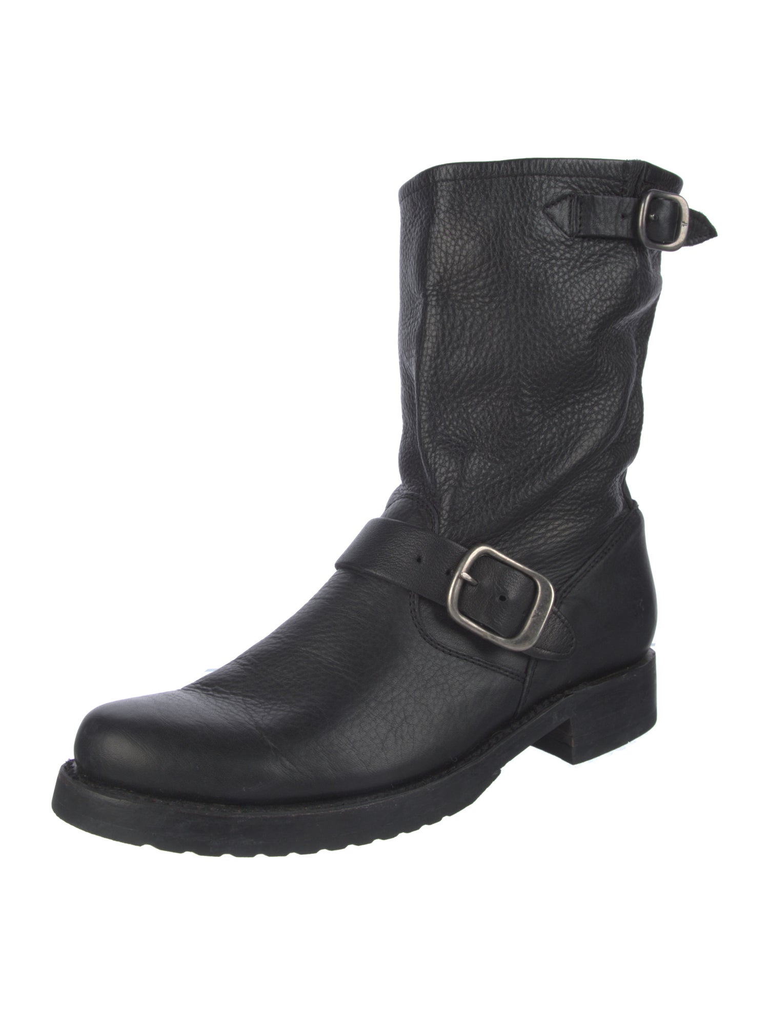 Frye Leather Moto Boots