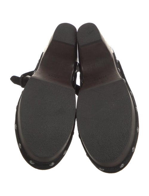 Frye Suede Studded Accents Slingback Pumps