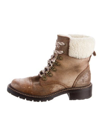 Frye Boots Leather Combat US 7 |