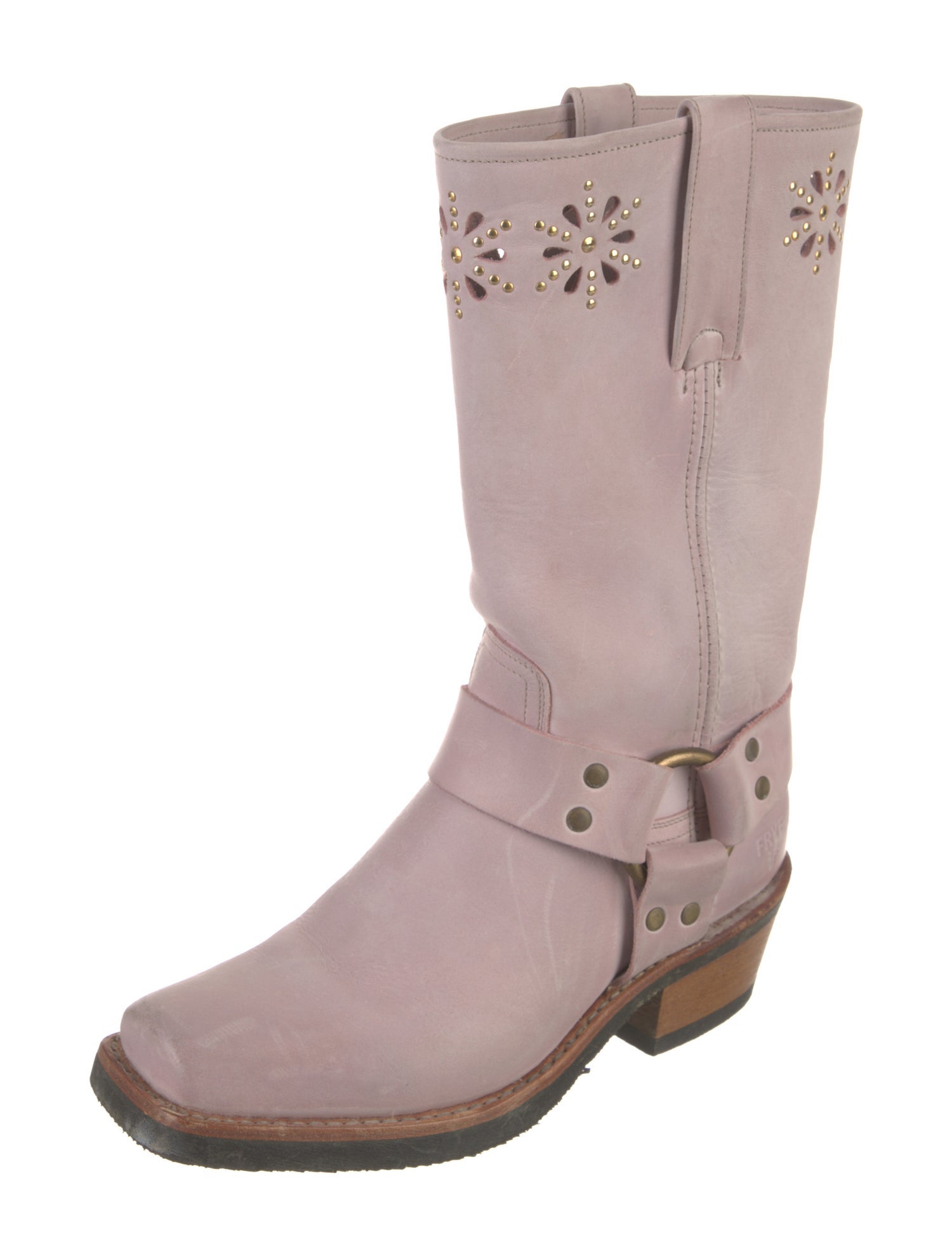 Frye Nubuck Moto Boots