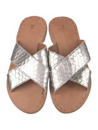 Frye Leather Slides