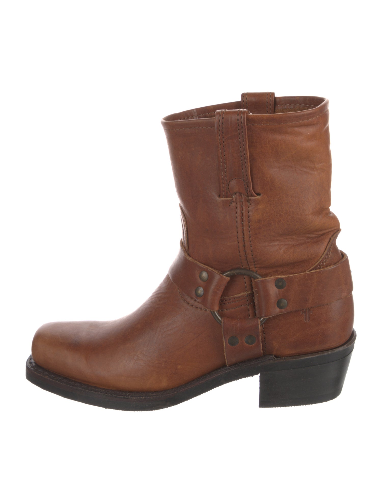 Frye Leather Moto Boots