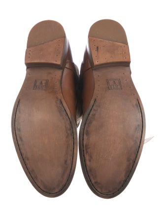 Frye Leather Colorblock Pattern Rain Boots