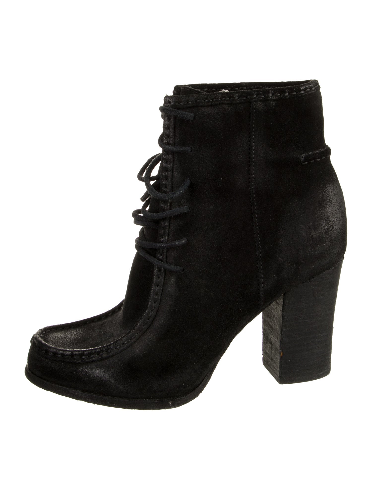 Frye Suede Lace-Up Boots