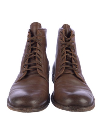 Frye Leather Lace-Up Boots
