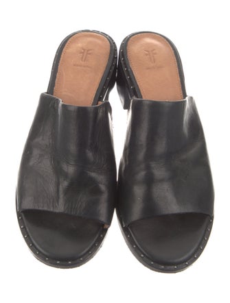 Frye Leather Slides