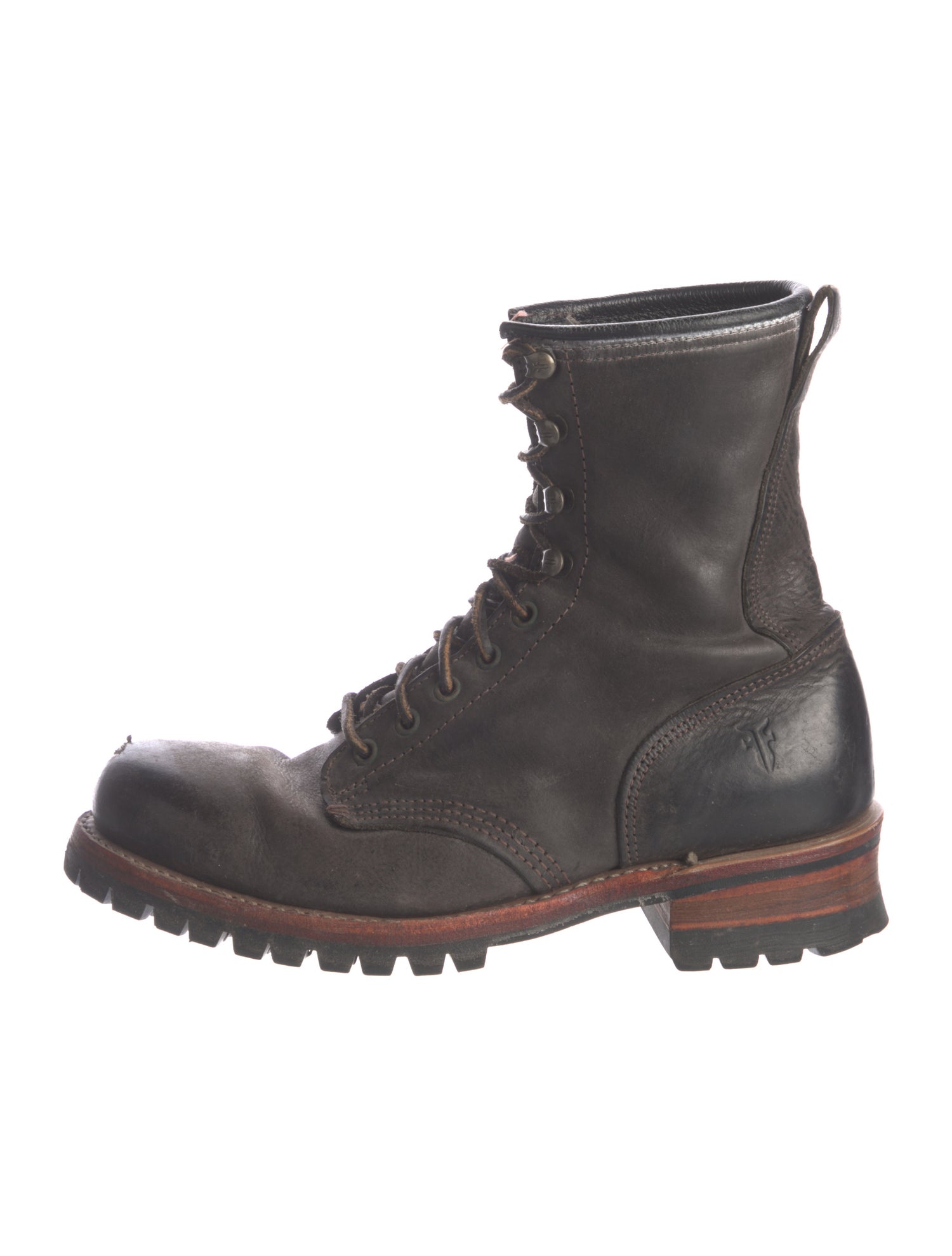 Frye Leather Combat Boots