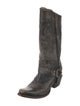 Frye Leather Patterned Western Boots