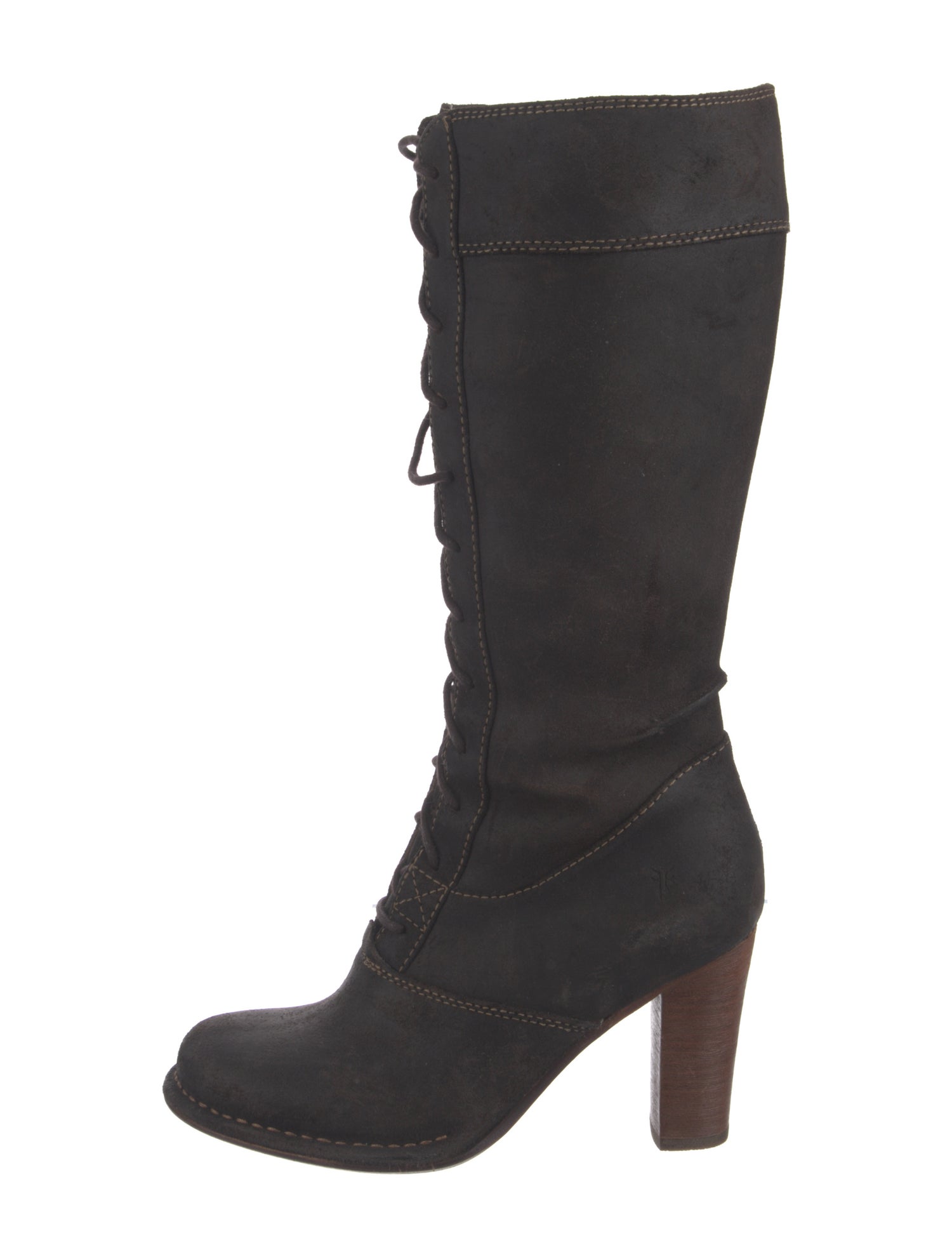 Frye Leather Lace-Up Boots