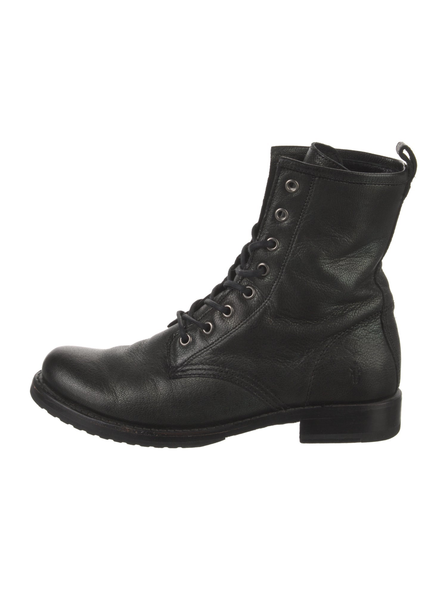 Frye Leather Combat Boots