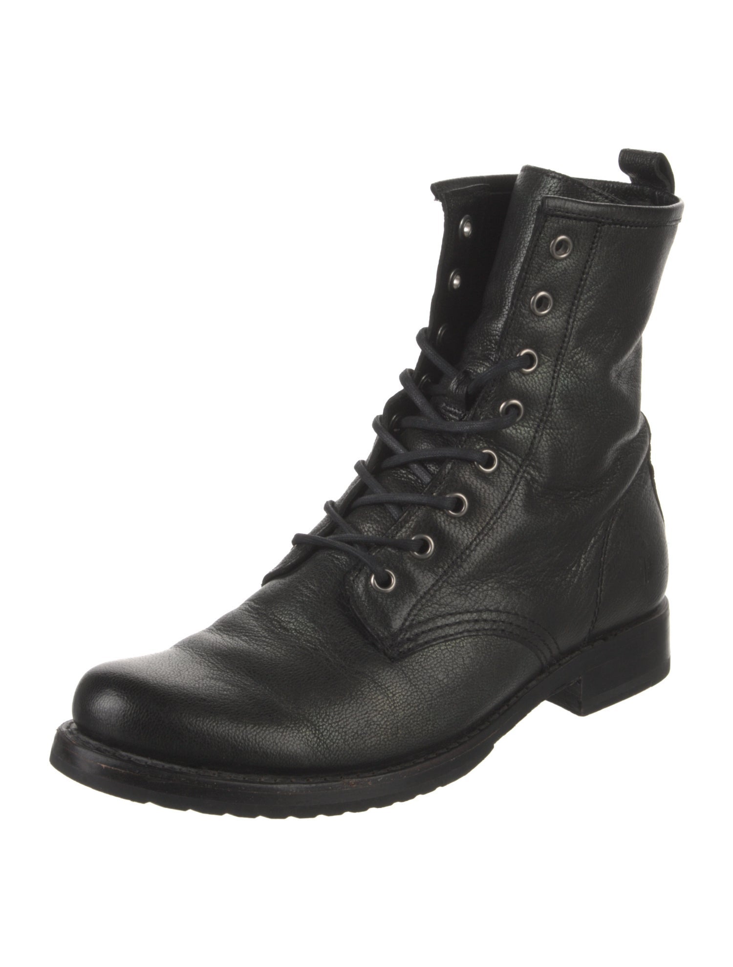 Frye Leather Combat Boots