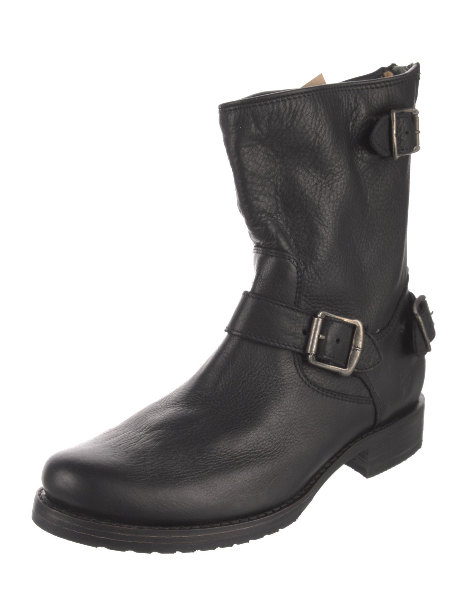 Frye Leather Moto Boots