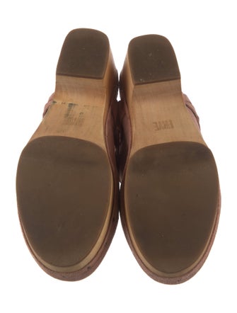 Frye Suede Studded Accents Mules