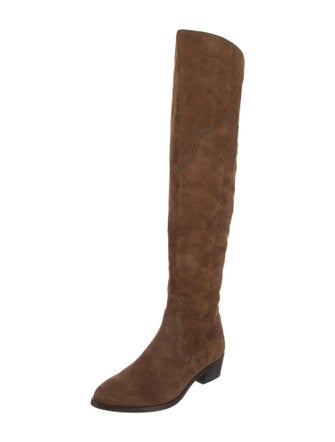 Frye Suede Riding Boots
