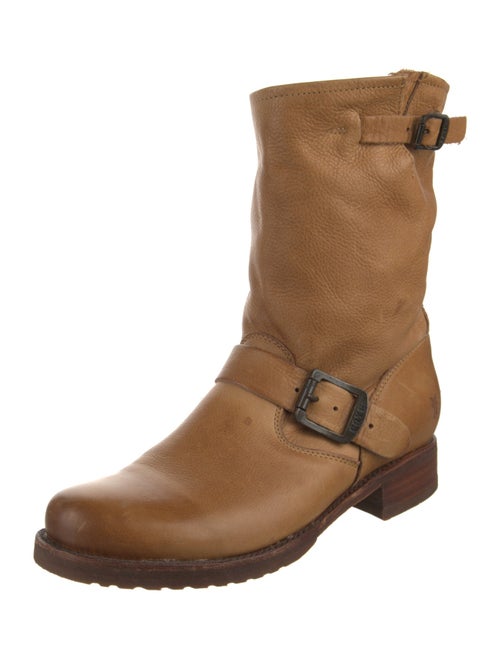 Frye Leather Moto Boots