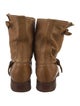 Frye Leather Moto Boots