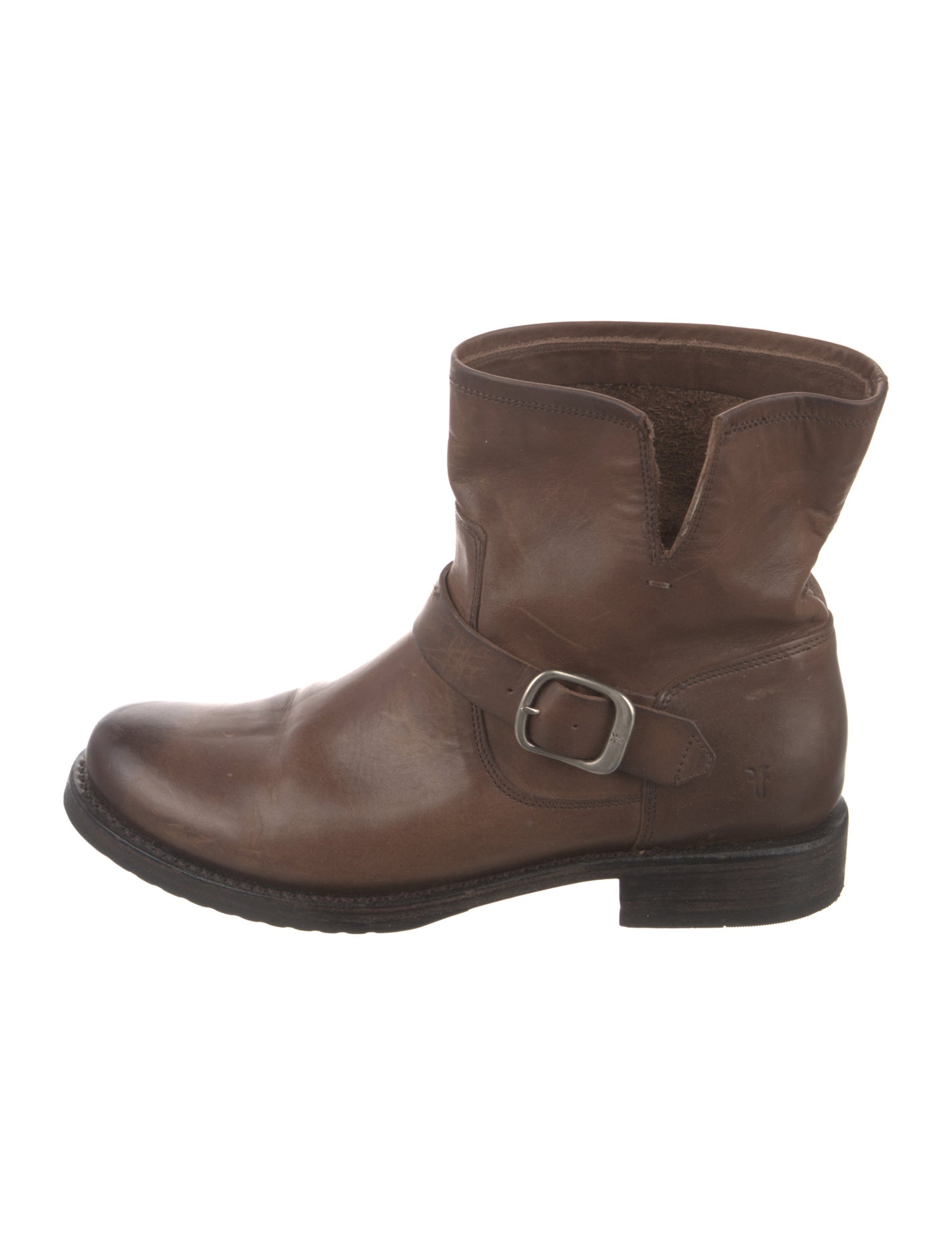 Frye Leather Moto Boots