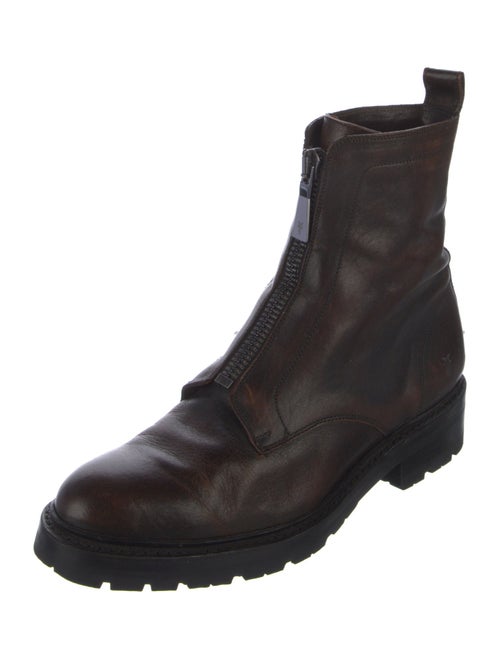 Frye Leather Combat Boots
