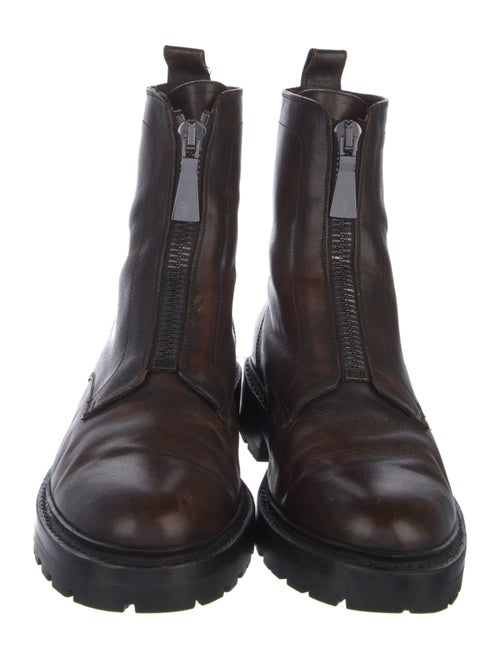 Frye Leather Combat Boots