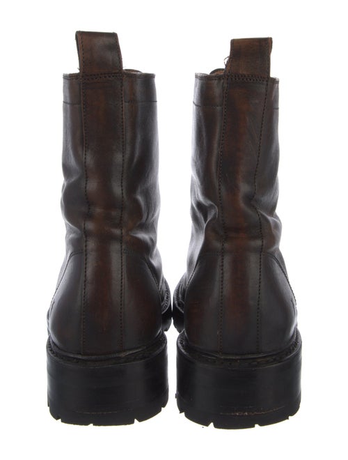 Frye Leather Combat Boots