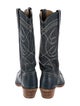 Frye Leather Colorblock Pattern Western Boots