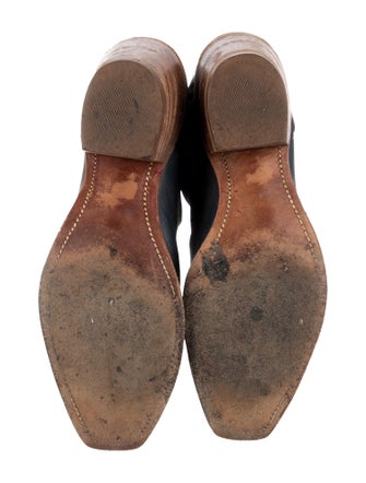 Frye Leather Colorblock Pattern Western Boots