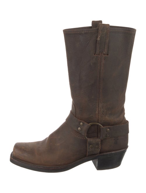 Frye Leather Moto Boots