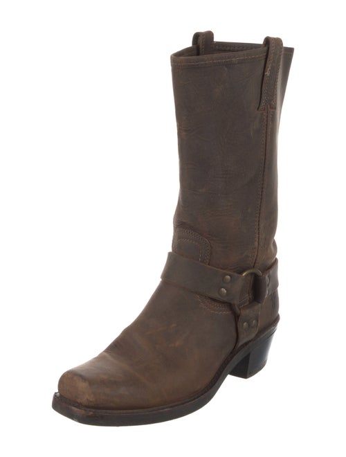 Frye Leather Moto Boots
