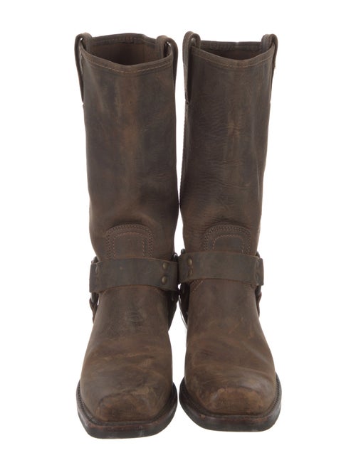 Frye Leather Moto Boots