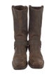 Frye Leather Moto Boots