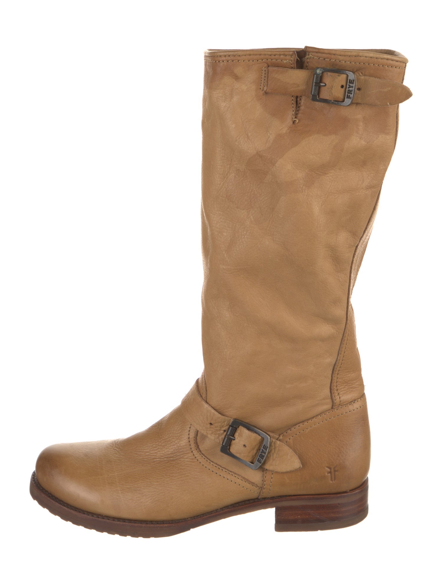 Frye Leather Moto Boots