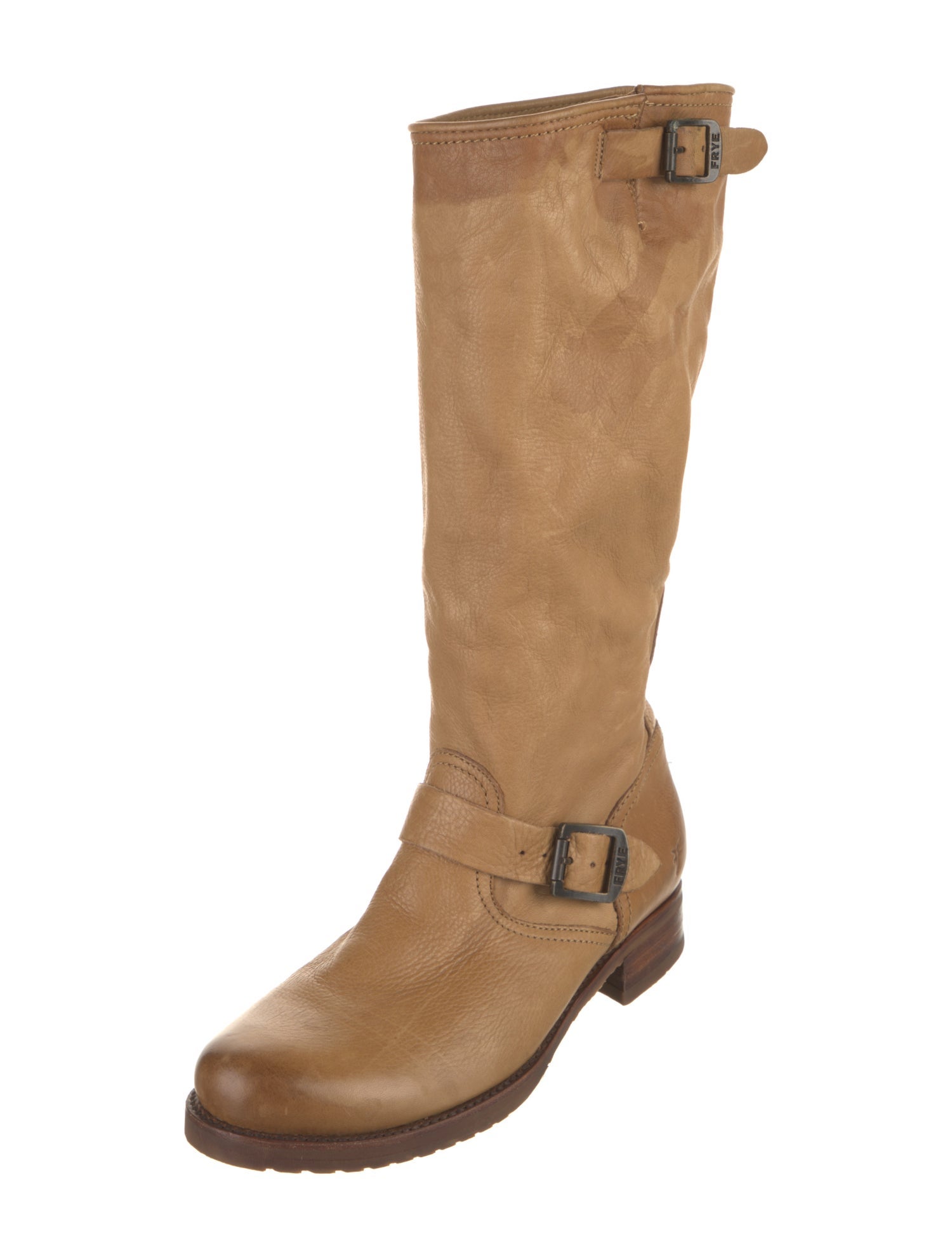 Frye Leather Moto Boots