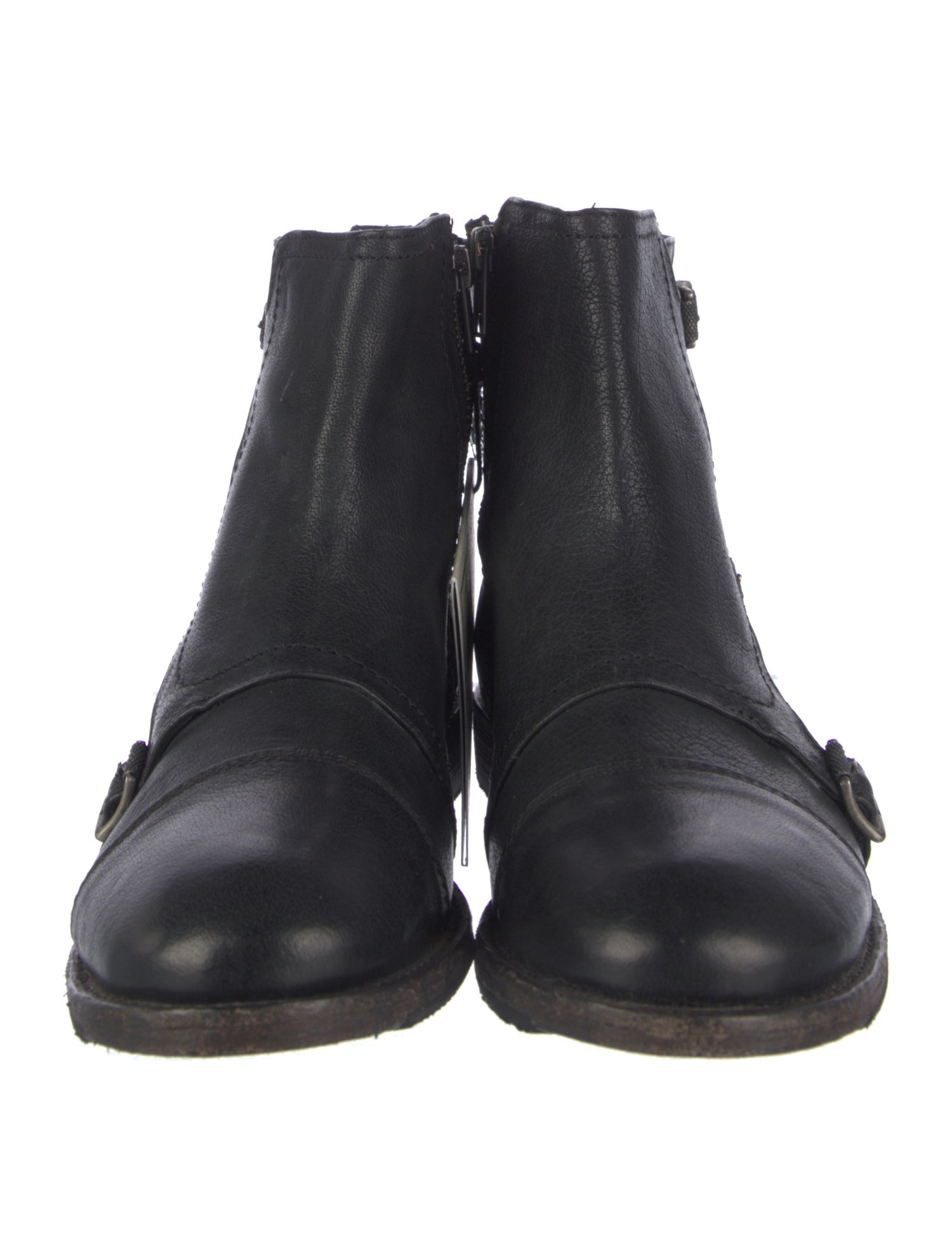 Frye Leather Moto Boots