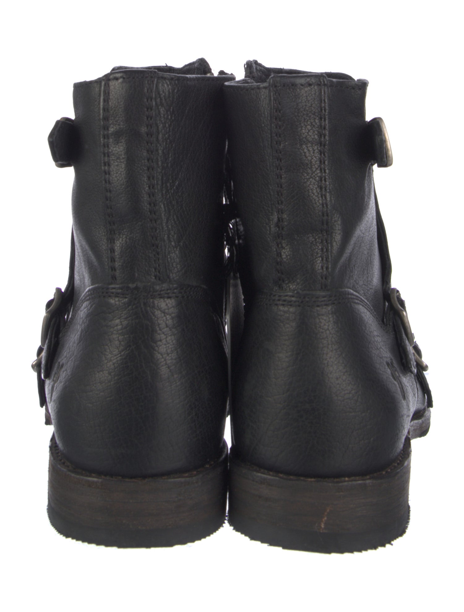 Frye Leather Moto Boots