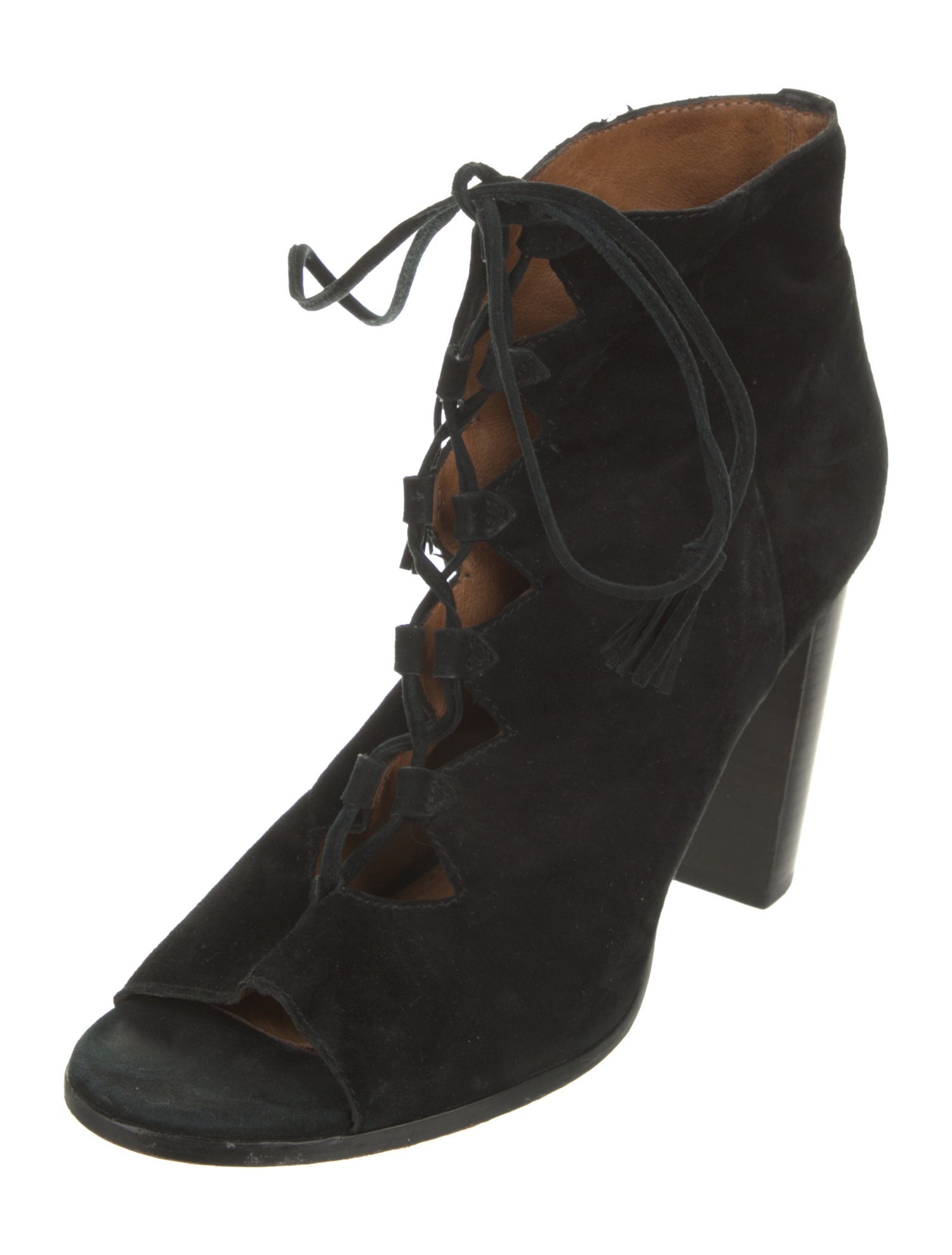 Frye Suede Lace-Up Boots