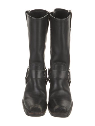 Frye Leather Moto Boots