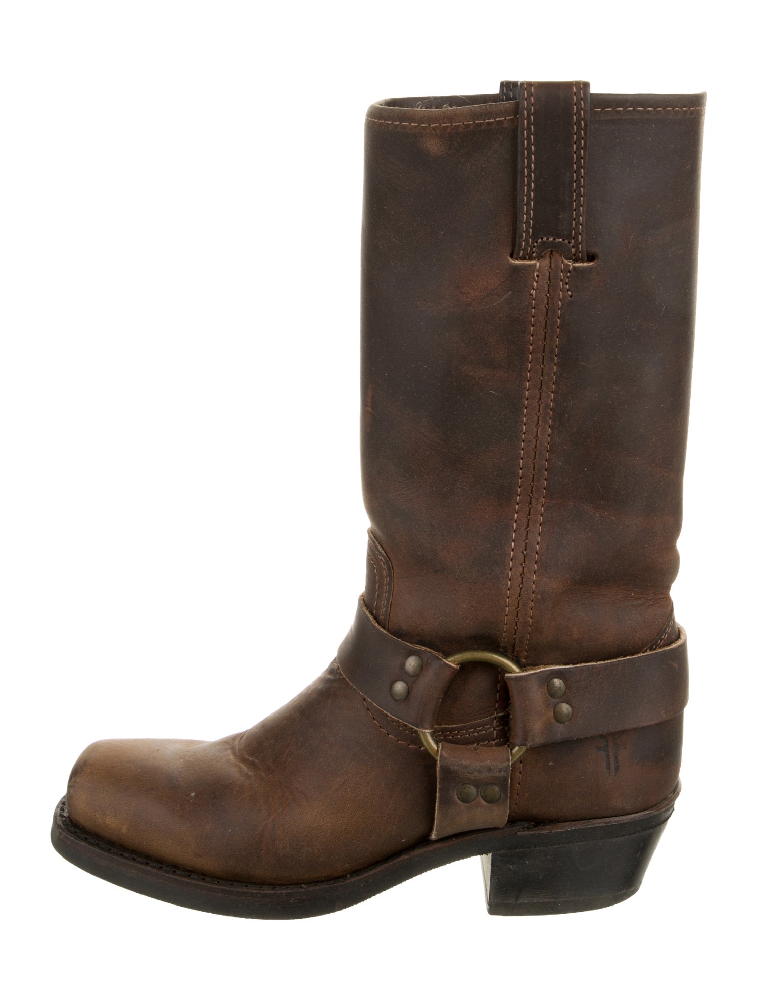 Frye Leather Moto Boots