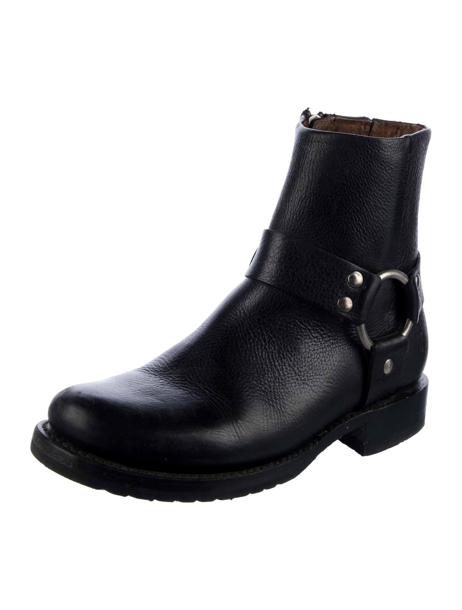 Frye Leather Moto Boots