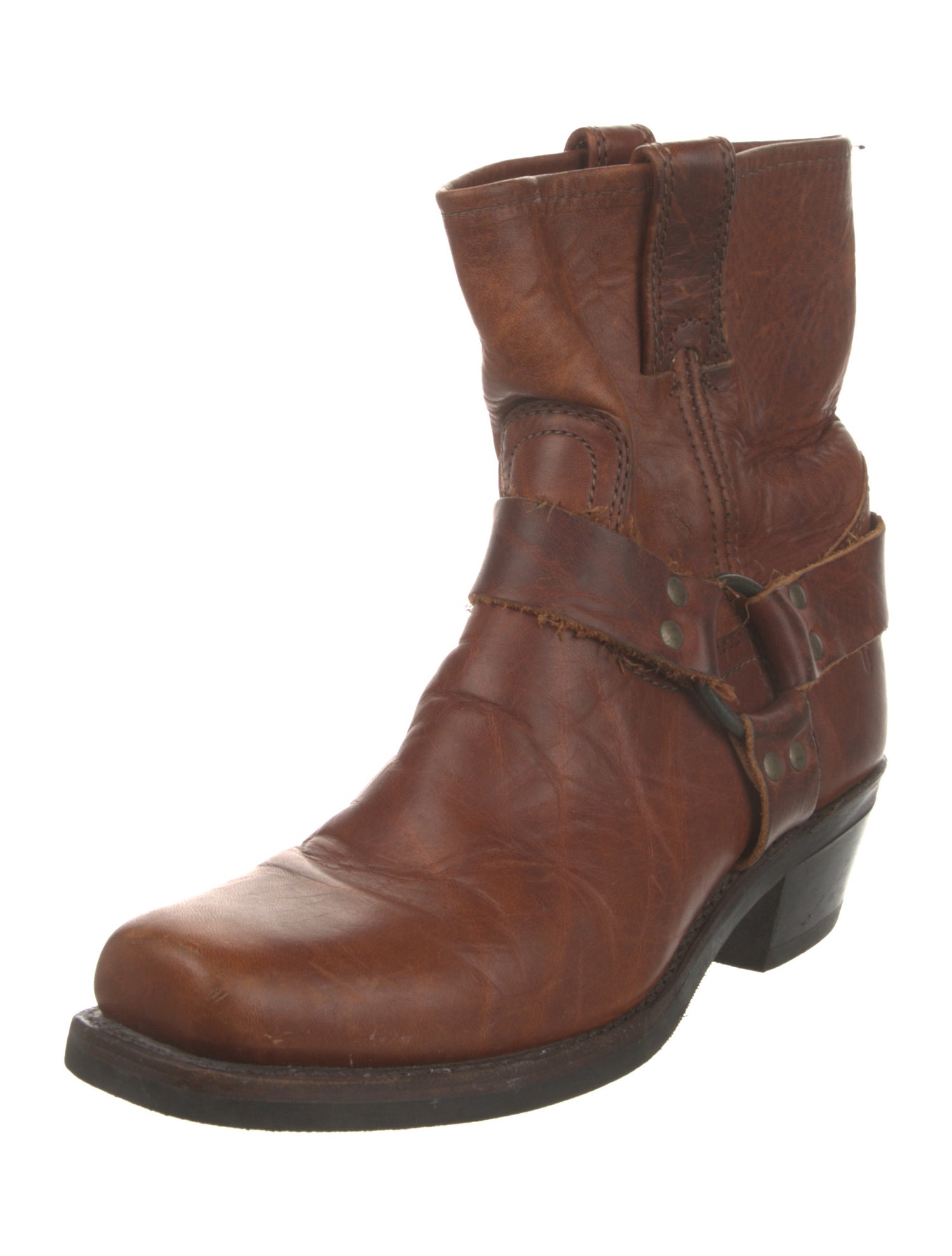 Frye Leather Moto Boots