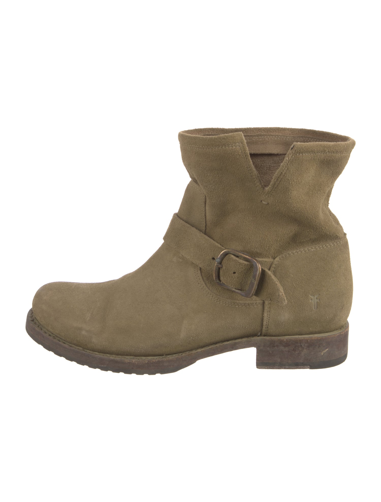 Frye Suede Moto Boots