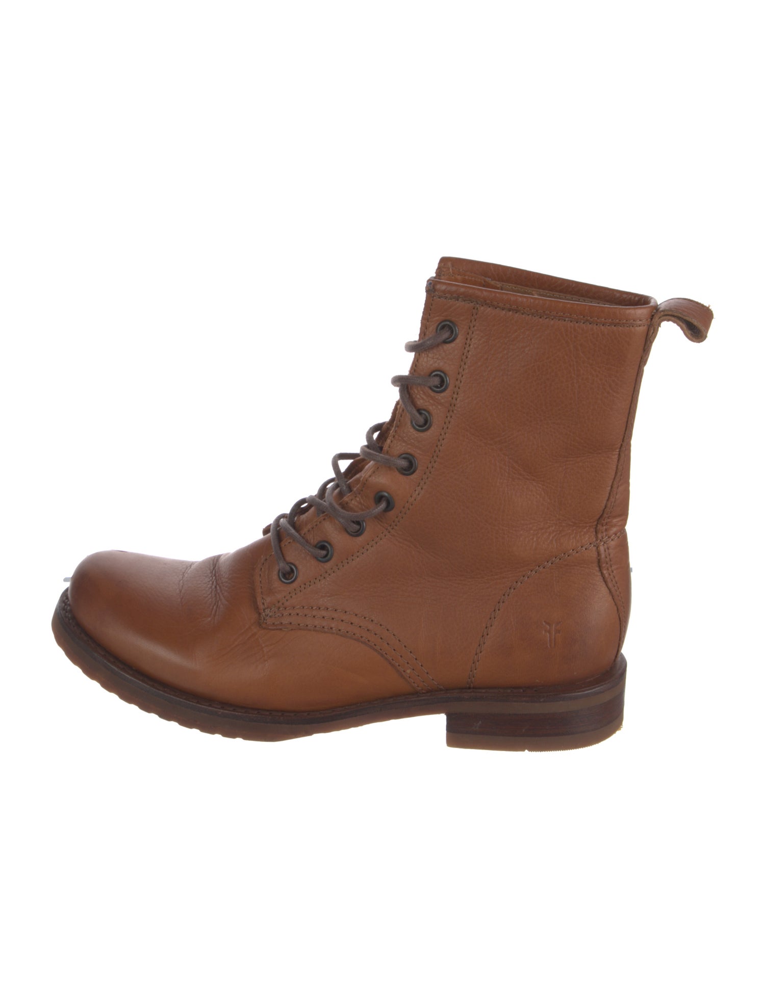 Frye Leather Combat Boots