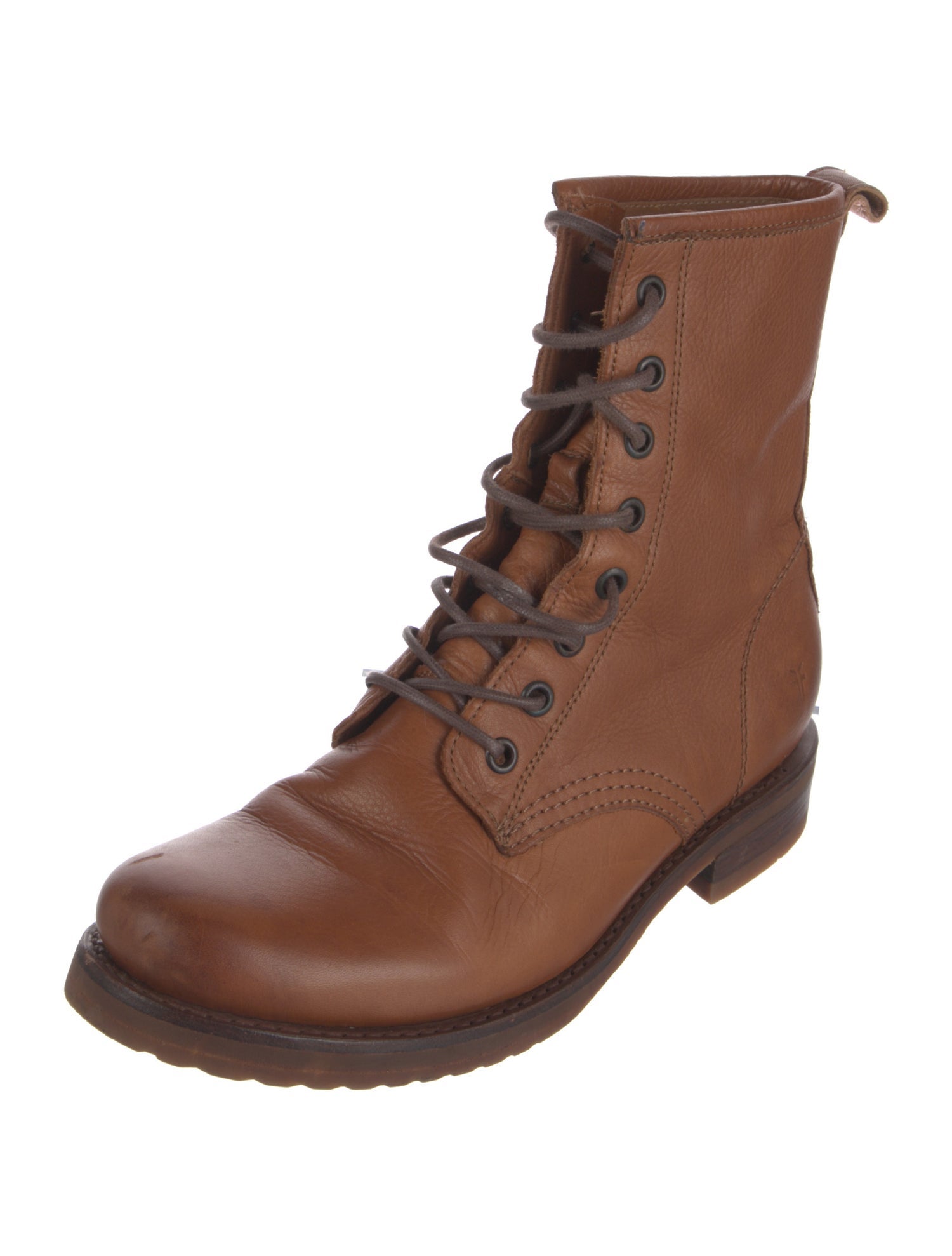 Frye Leather Combat Boots